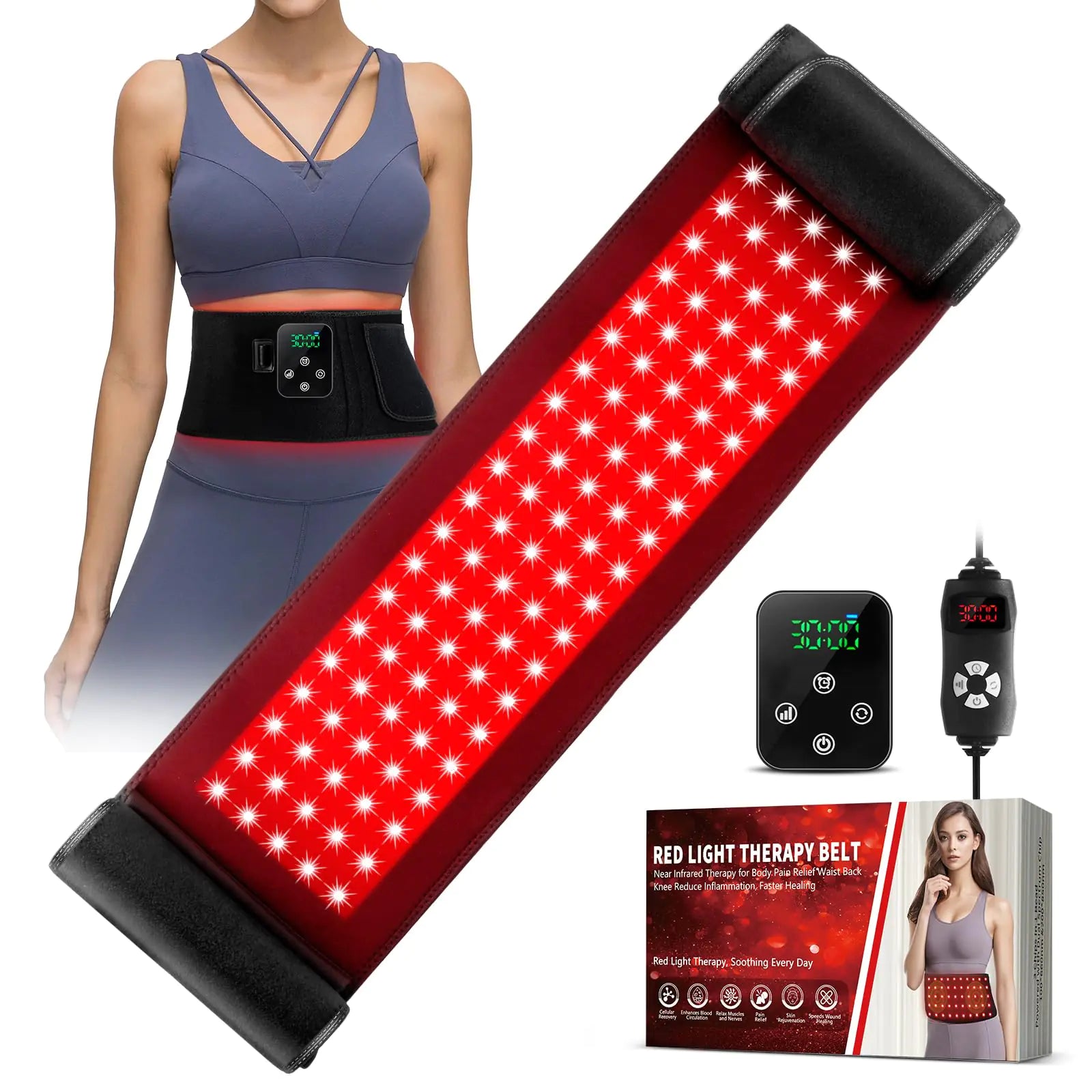 ThermaRelief Infrared Therapy Shield” (Pain relief + recovery device)