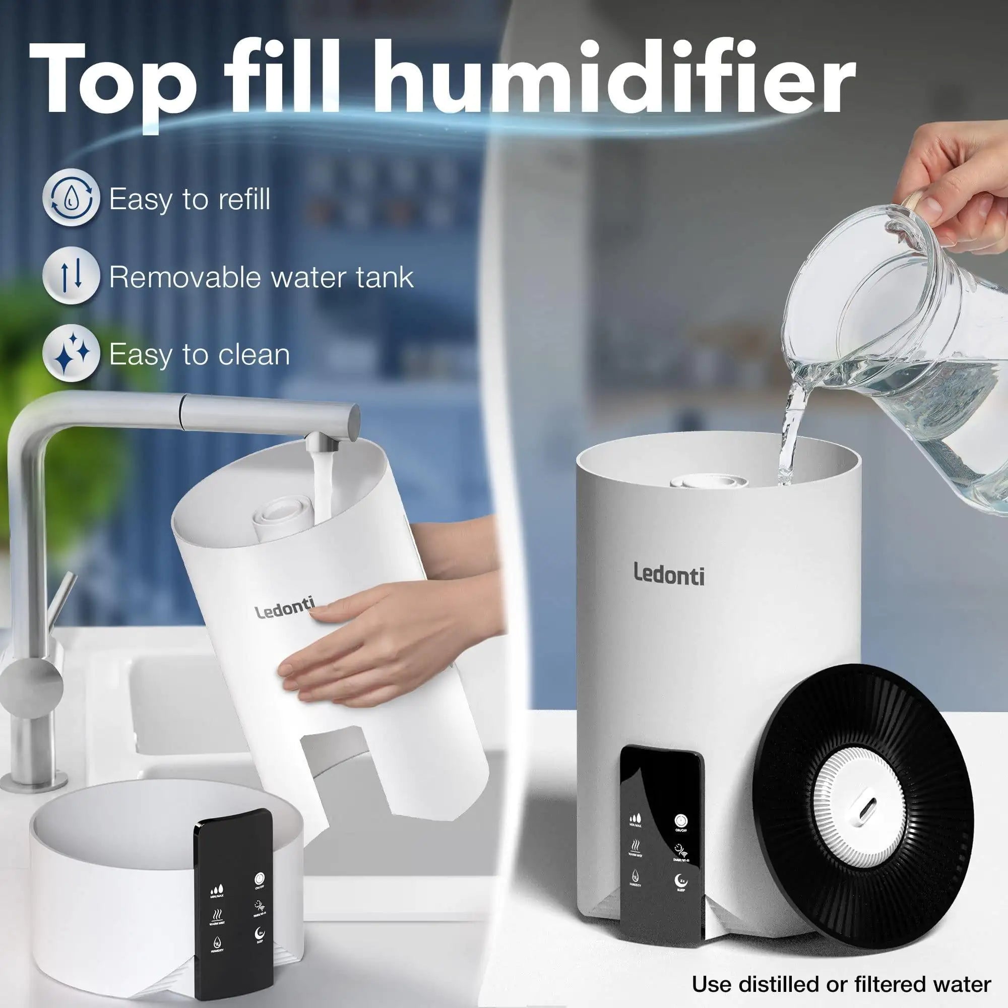 AeroMist™ Smart WiFi Dual-Mist Humidifier
