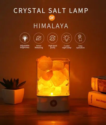 LumaGlow Himalayan Salt Wellness Lamp